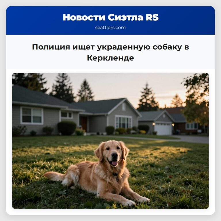 Полиция ищет украденную собаку в Керкленде