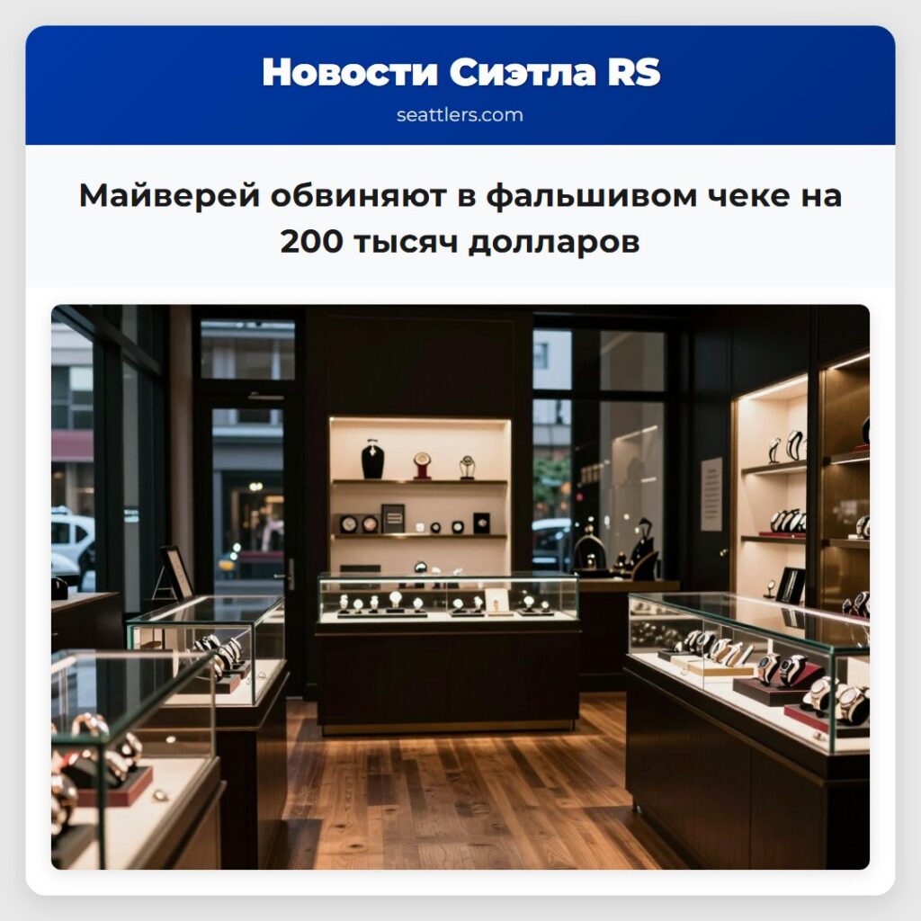Майверей обвиняют в фальшивом чеке на 200 тысяч