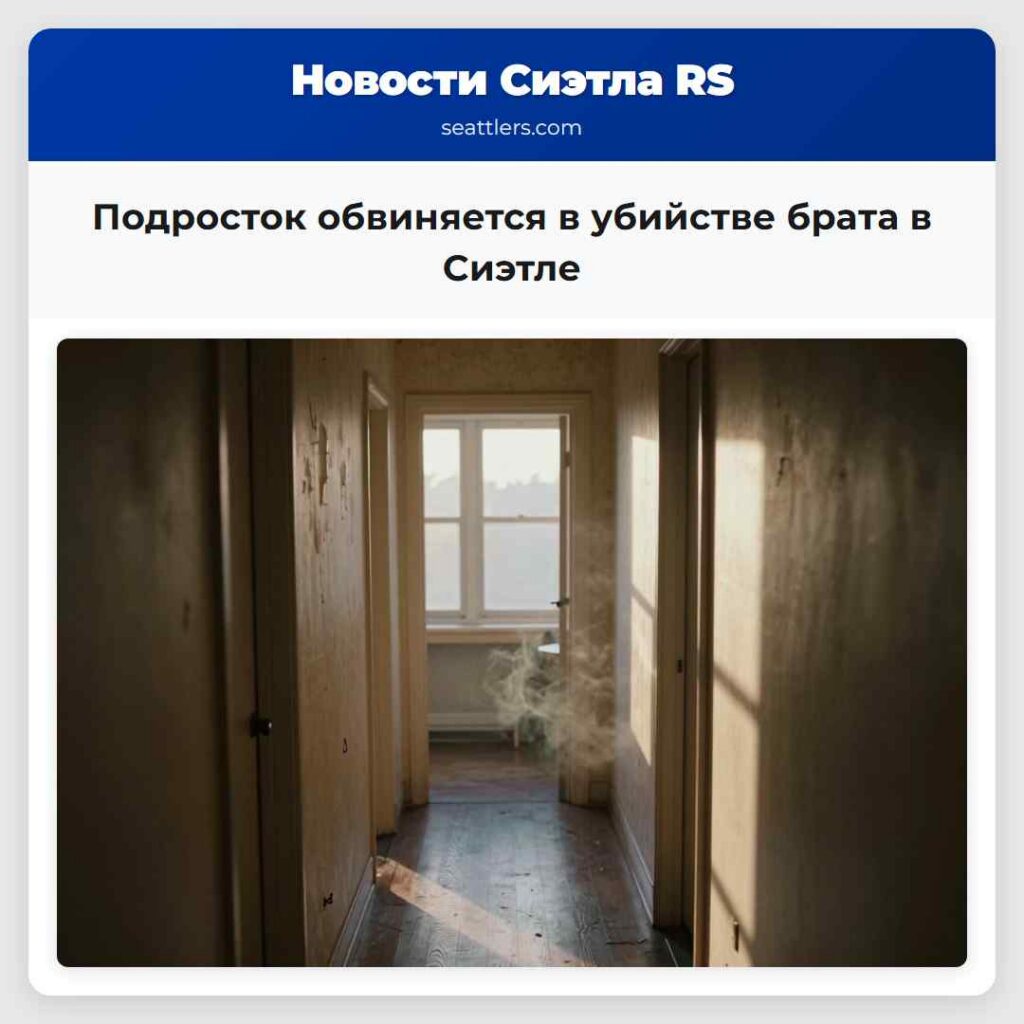 Подросток обвиняется в убийстве брата в Сиэтле