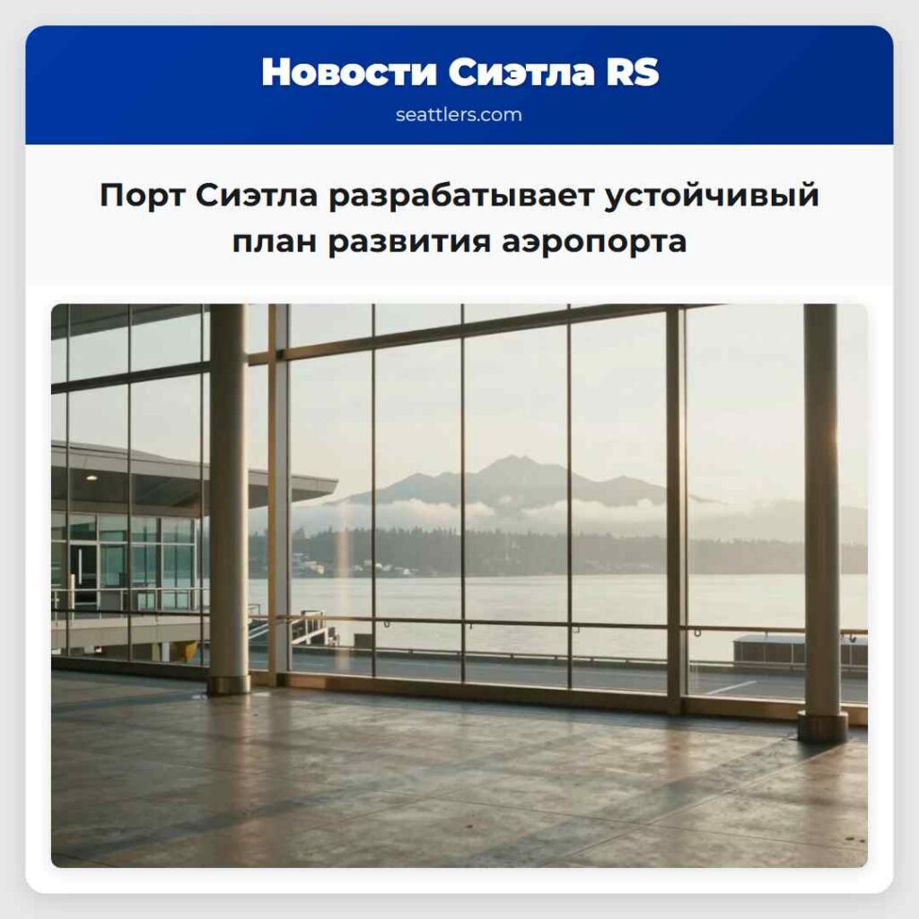 Порт Сиэтла разрабатывает устойчивый план