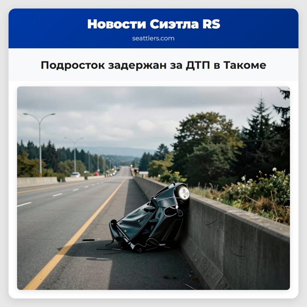 Подросток задержан за ДТП в Такоме