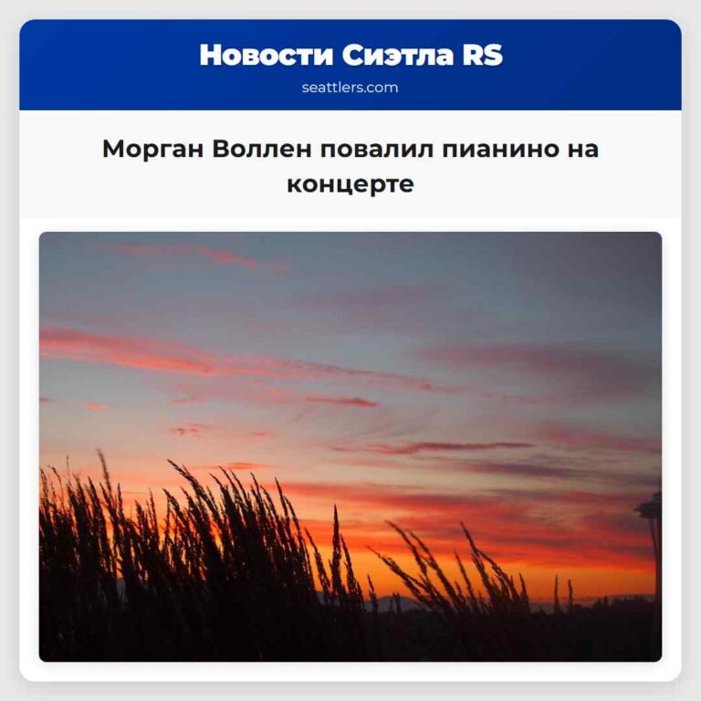 Морган Воллен повалил пианино на концерте