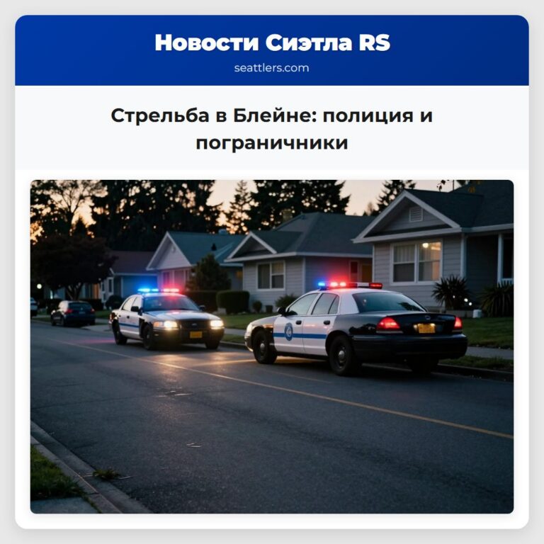 Стрельба в Блейне полиция и пограничники