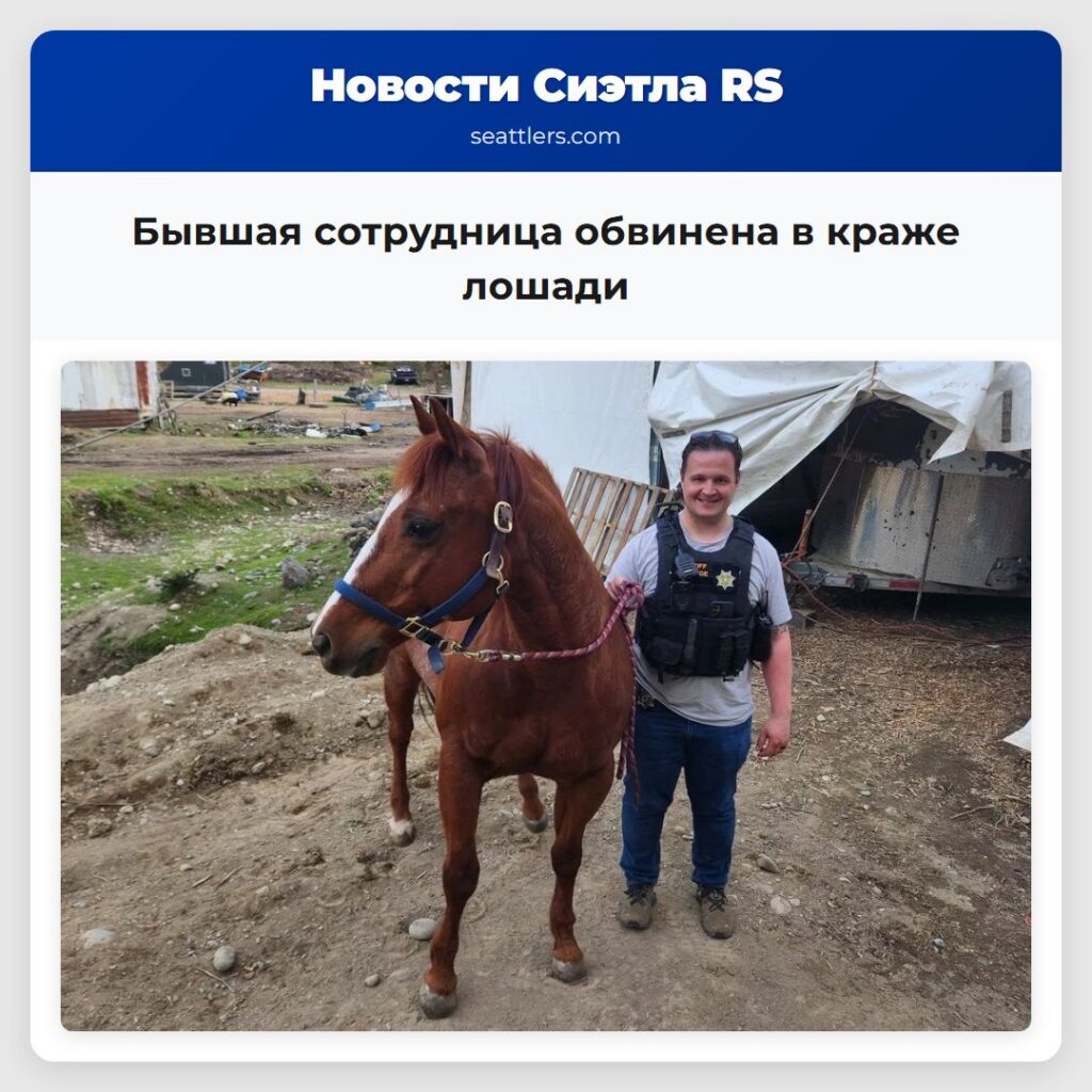 Бывшая сотрудница обвинена в краже лошади