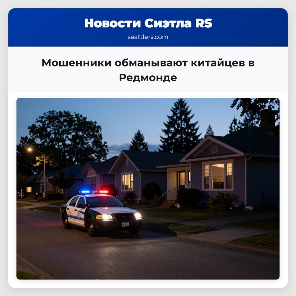 Мошенники обманывают китайцев в Редмонде