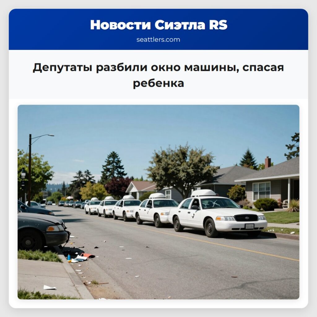 Депутаты разбили окно машины, спасая ребенка