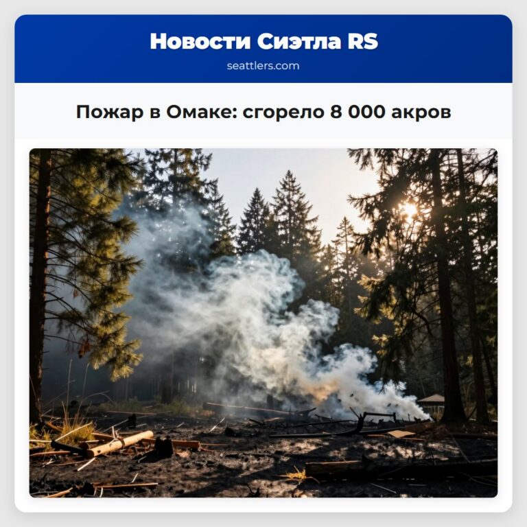 Пожар в Омаке сгорело 8 000 акров