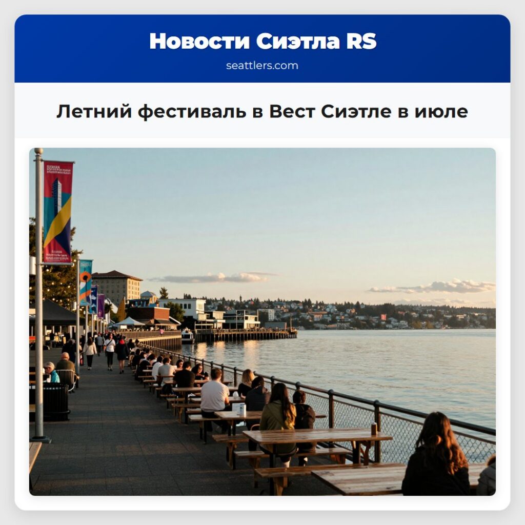 Летний фестиваль в Вест Сиэтле в июле