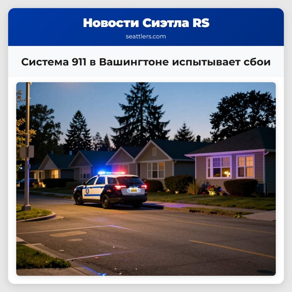Система 911 в Вашингтоне испытывает сбои
