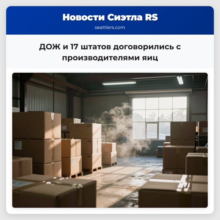 ДОЖ и 17 штатов договорились с производителями яиц