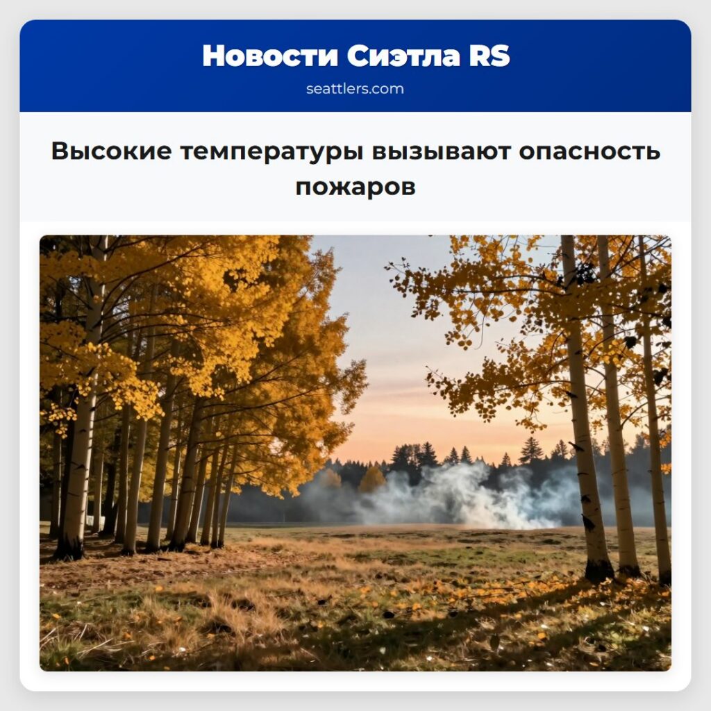 Высокие температуры вызывают опасность пожаров