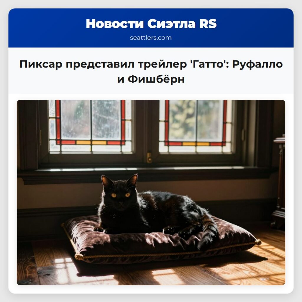 Пиксар представил трейлер 'Гатто': Руфалло и