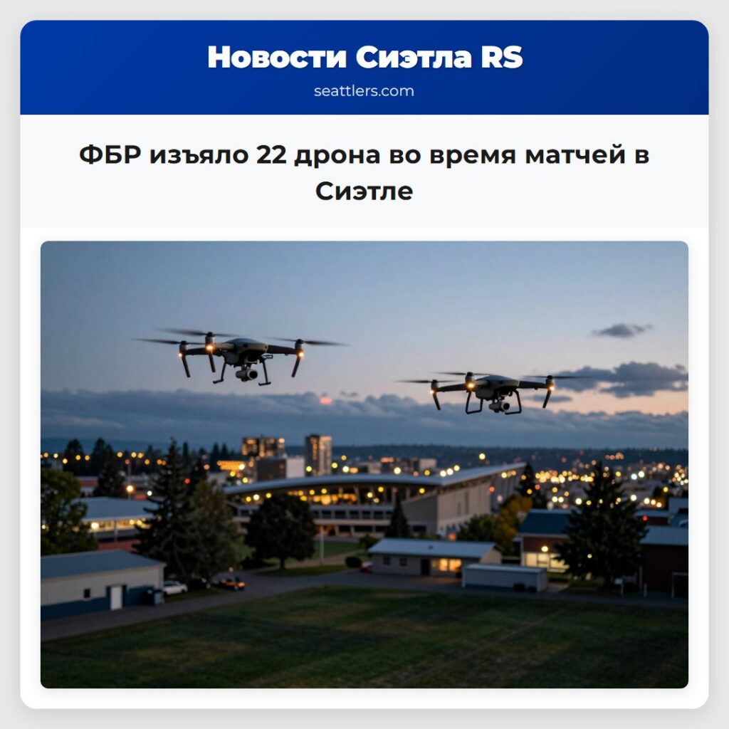 ФБР изъяло 22 дрона во время матчей в Сиэтле
