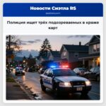 Полиция ищет трёх подозреваемых в краже карт