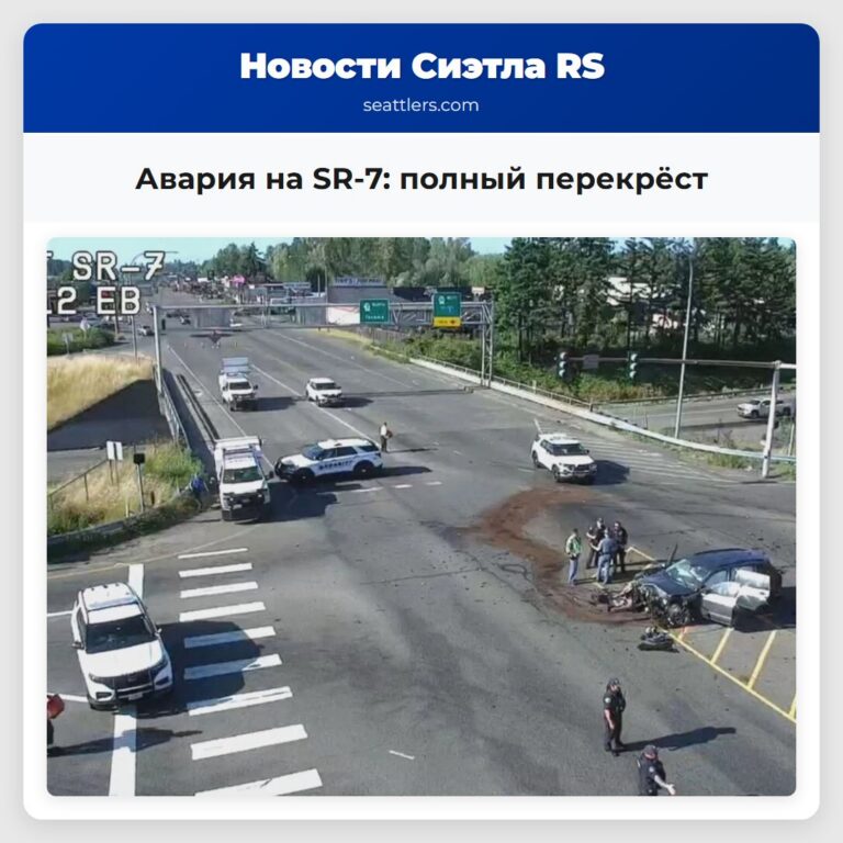 Авария на SR-7 полный перекрёст