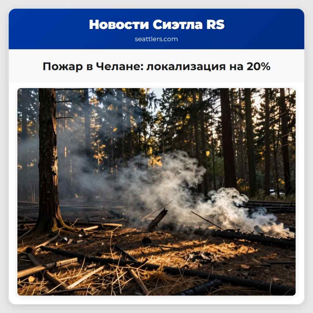 Пожар в Челане: локализация на 20%
