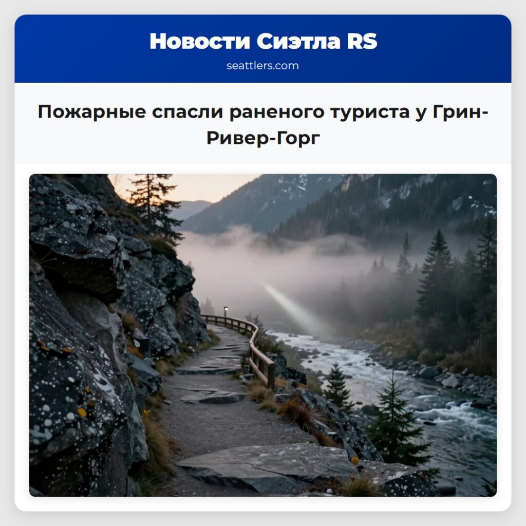 Пожарные спасли раненого туриста у Грин-Ривер-Горг