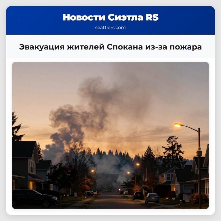 Эвакуация жителей Спокана из-за пожара