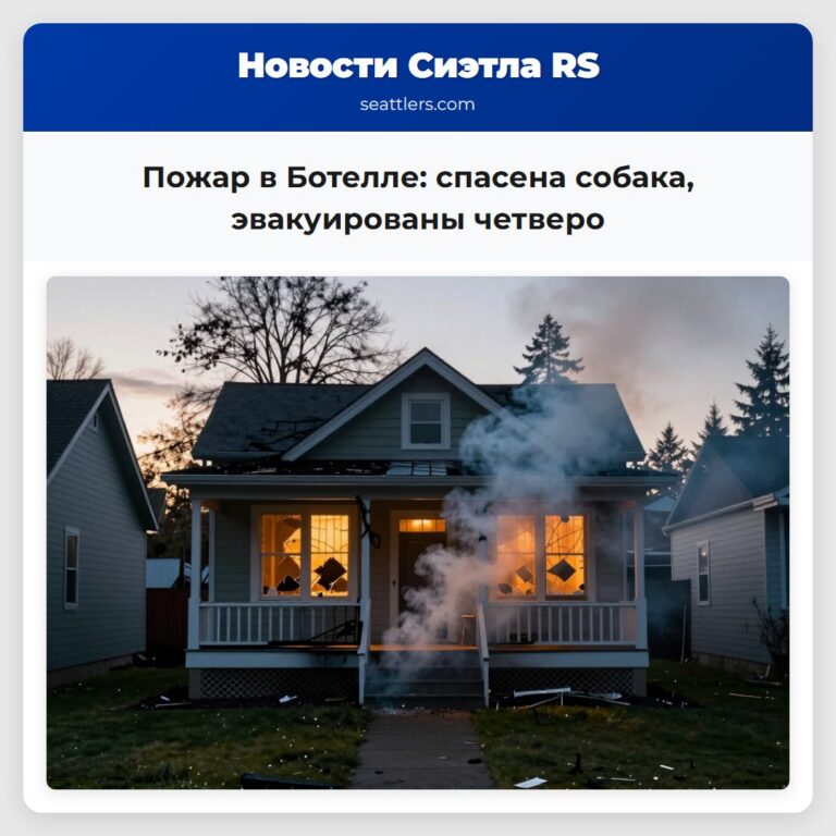 Пожар в Ботелле спасена собака эвакуированы четверо