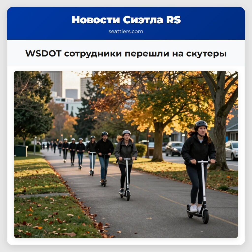WSDOT сотрудники перешли на скутеры