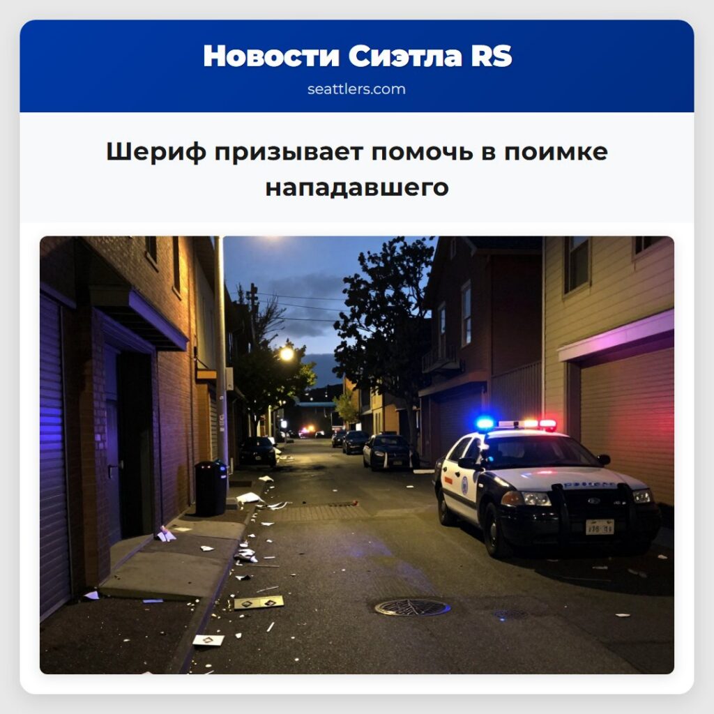 Шериф призывает помочь в поимке нападавшего