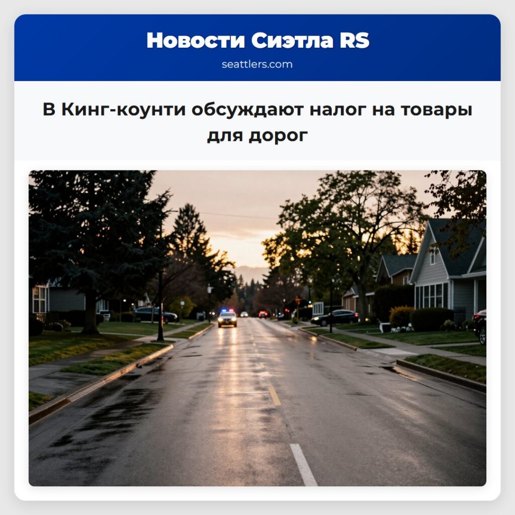 В Кинг-коунти обсуждают налог на товары для дорог