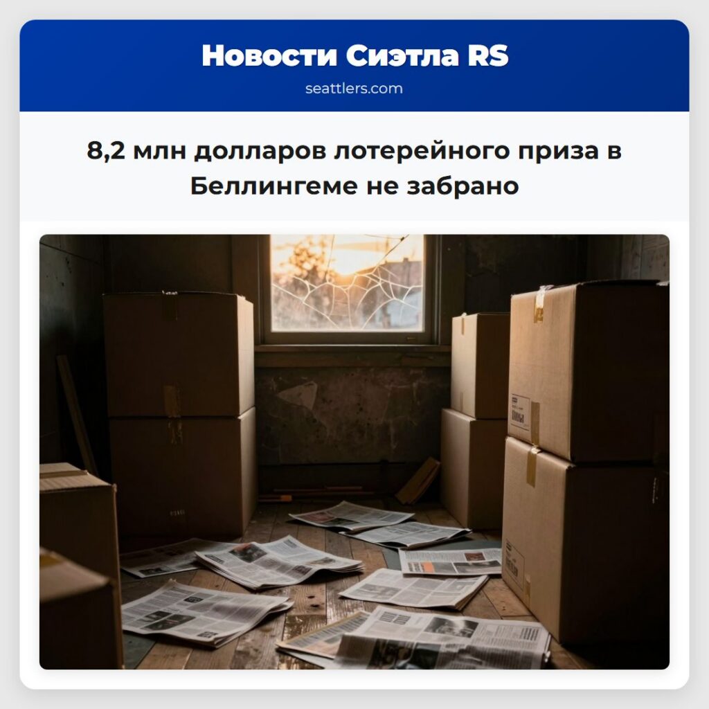 8,2 млн долларов лотерейного приза в Беллингеме