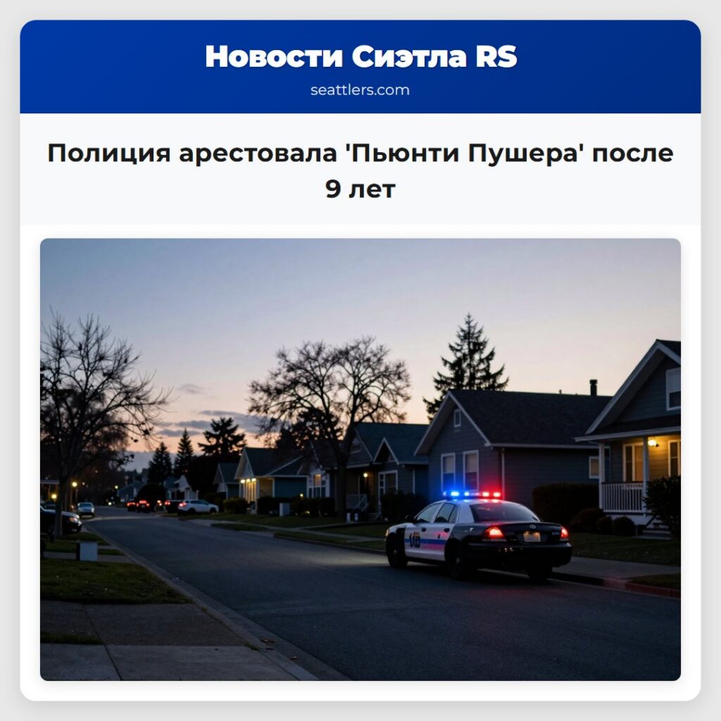 Полиция арестовала 'Пьюнти Пушера' после 9 лет