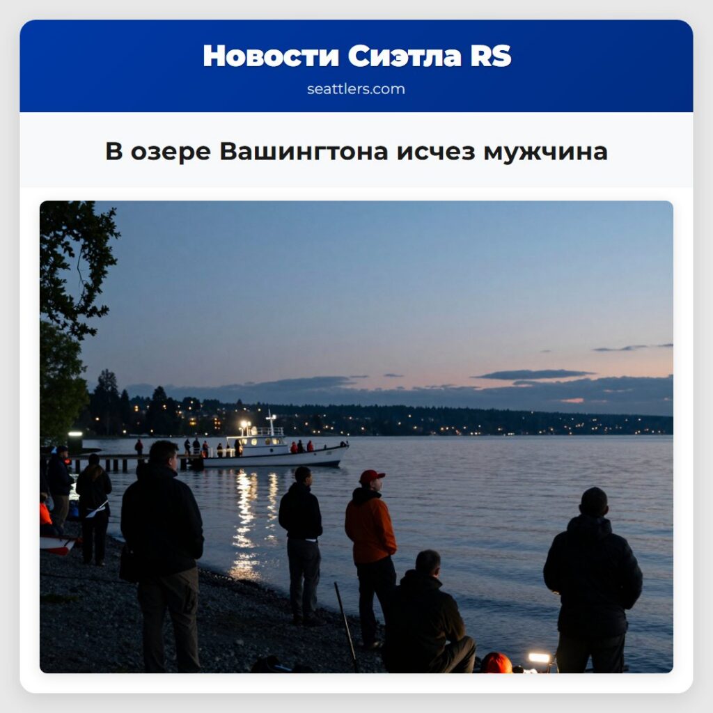В озере Вашингтона исчез мужчина