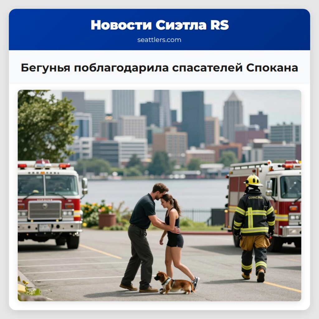 Бегунья поблагодарила спасателей Спокана