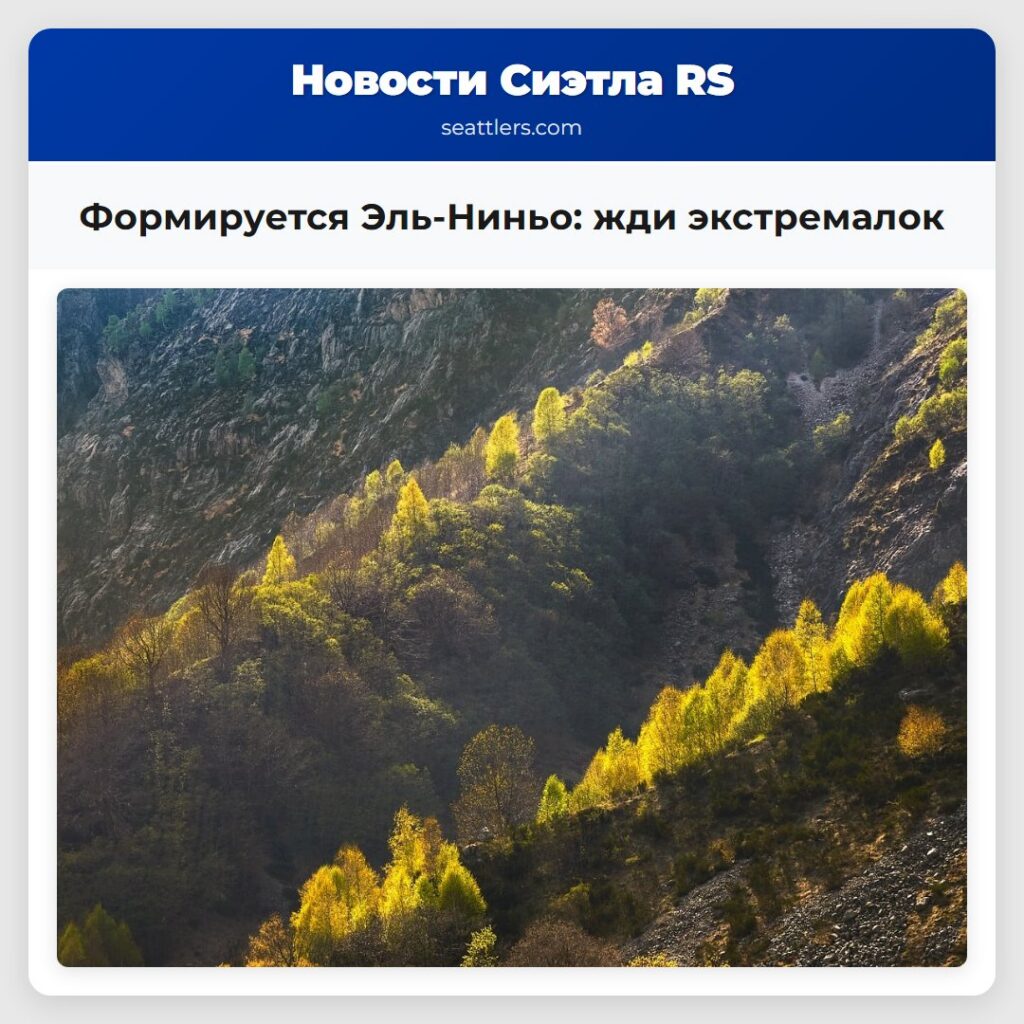 Формируется Эль-Ниньо: жди экстремалок