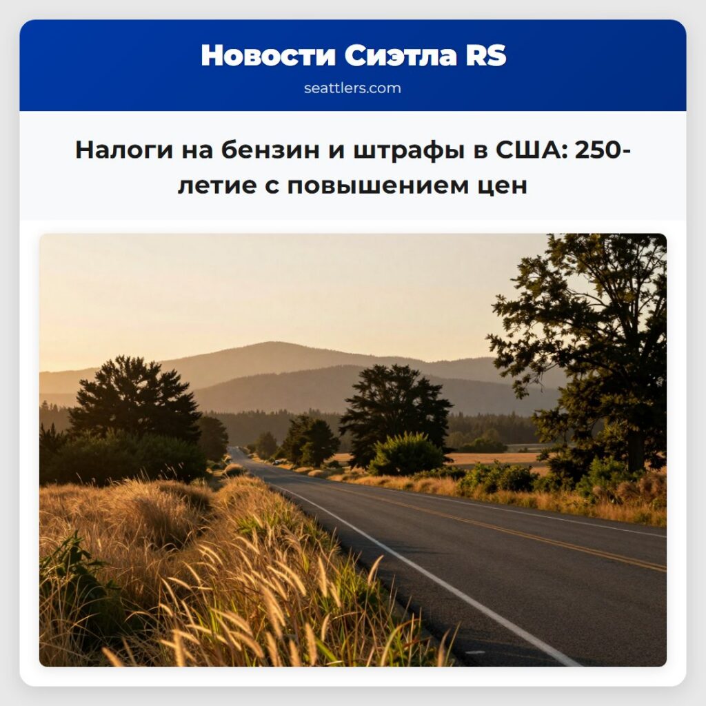 Налоги на бензин и штрафы в США: 250-летие с