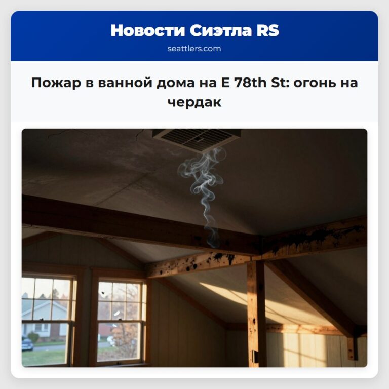 Пожар в ванной дома на E 78th St огонь на чердак