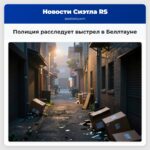 Полиция расследует выстрел в Беллтауне