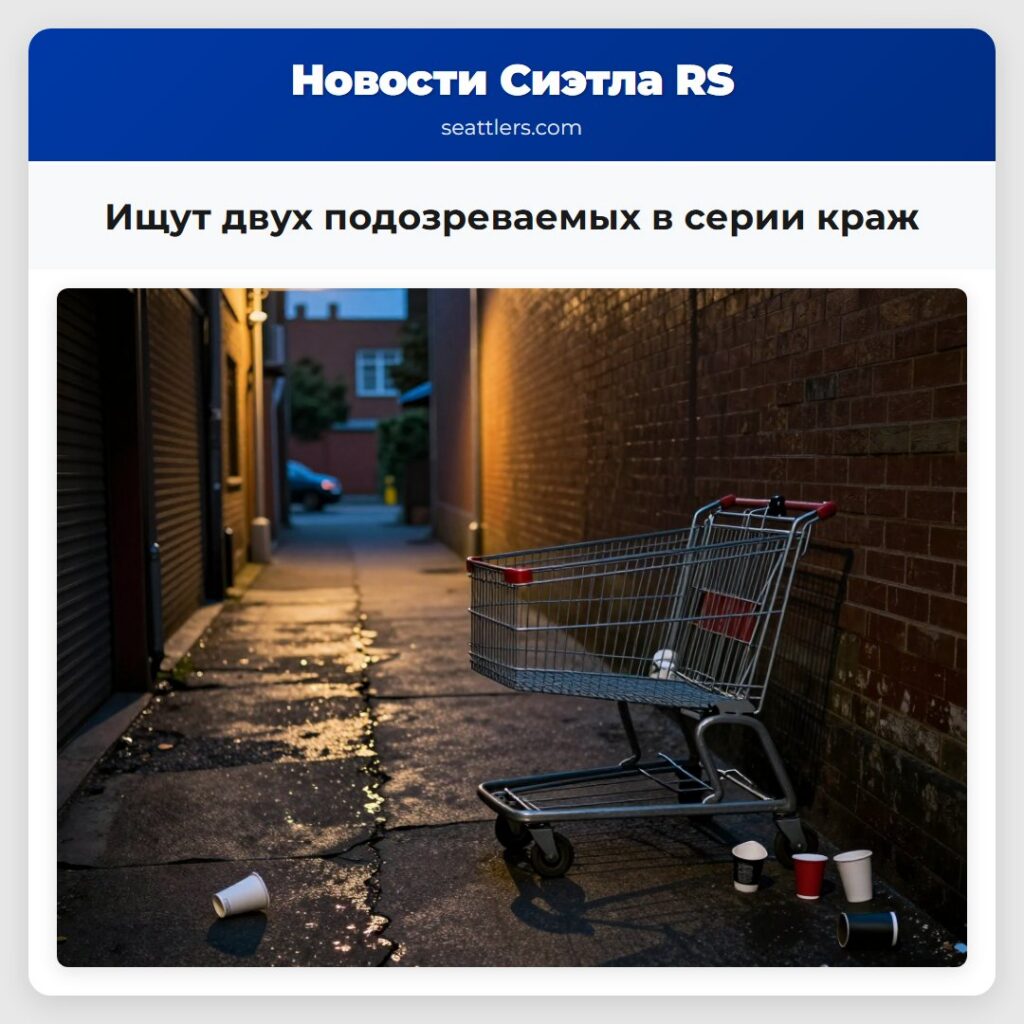 Ищут двух подозреваемых в серии краж