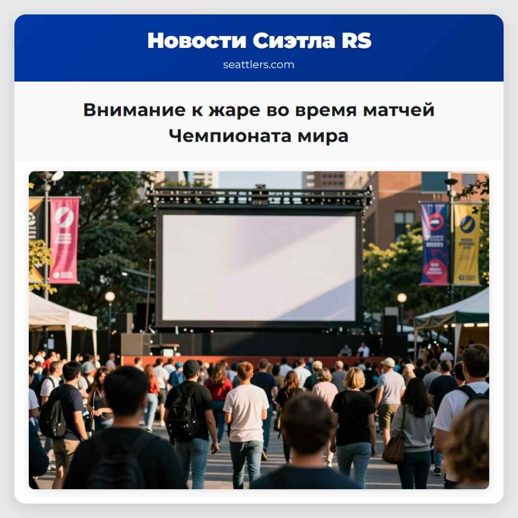 Внимание к жаре во время матчей Чемпионата мира