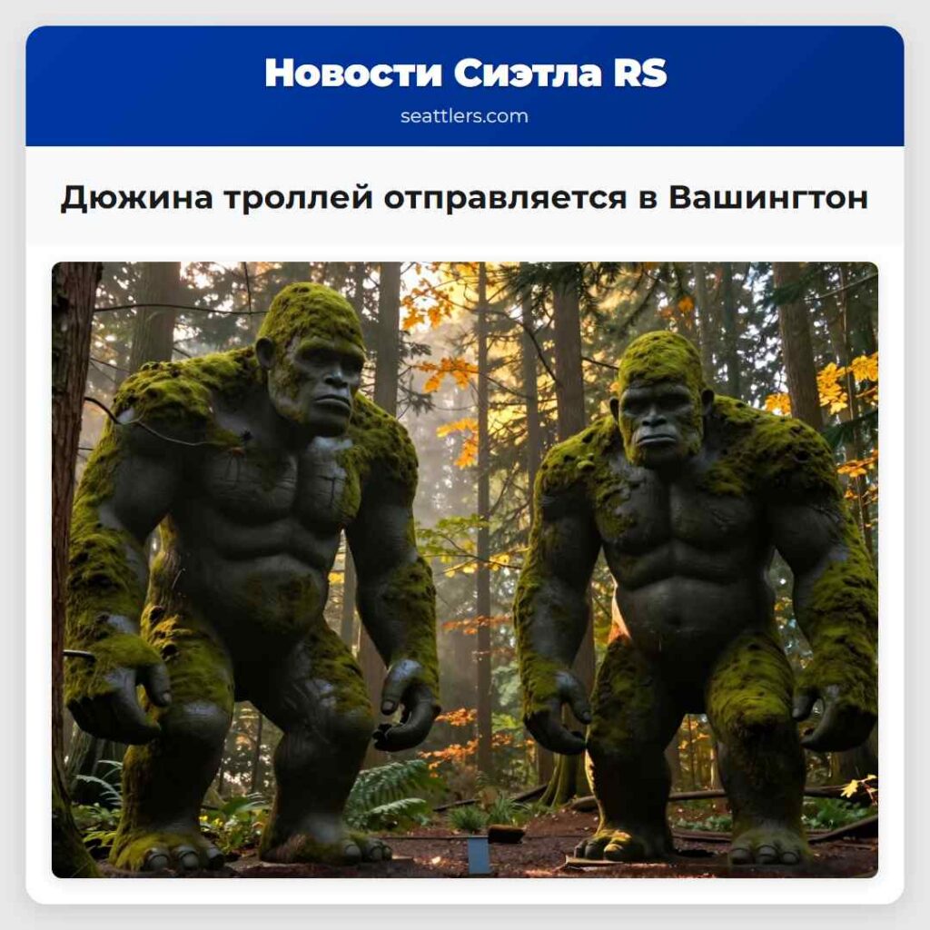 Дюжина троллей отправляется в Вашингтон