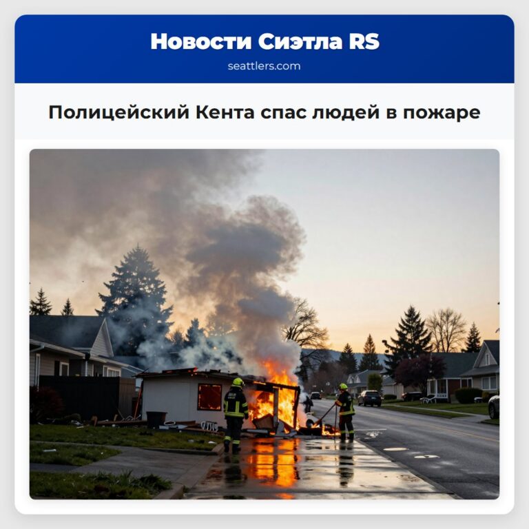 Полицейский Кента спас людей в пожаре