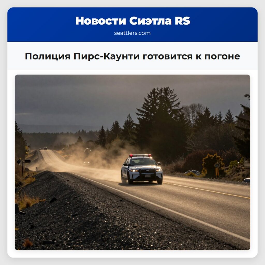 Полиция Пирс-Каунти готовится к погоне