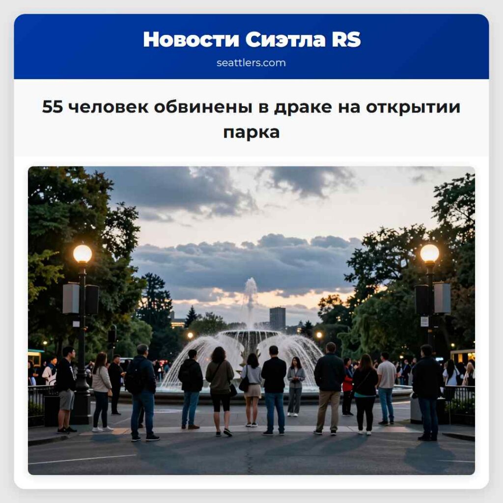 55 человек обвинены в драке на открытии парка