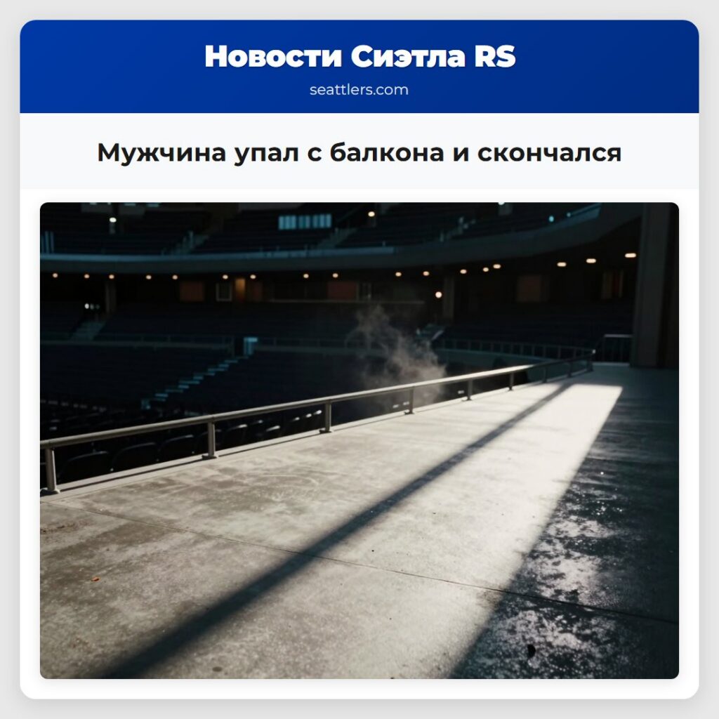 Мужчина упал с балкона и скончался