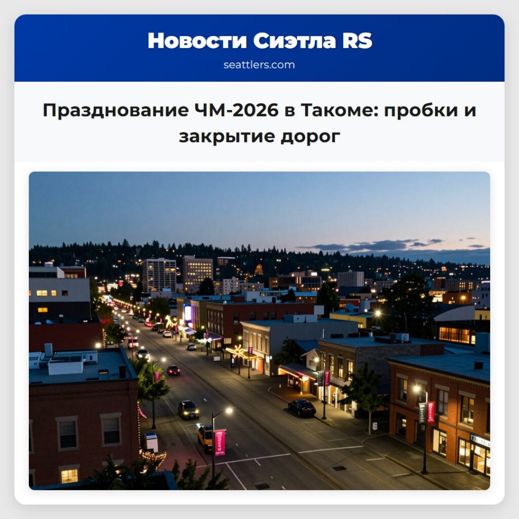 Празднование ЧМ-2026 в Такоме: пробки и закрытие