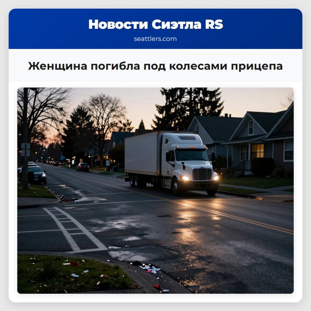 Женщина погибла под колесами прицепа