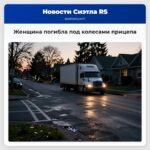 Женщина погибла под колесами прицепа