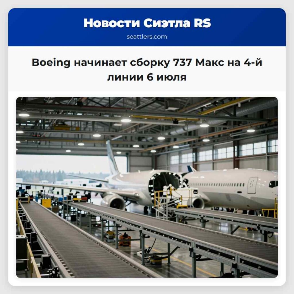 Boeing начинает сборку 737 Макс на 4-й линии 6