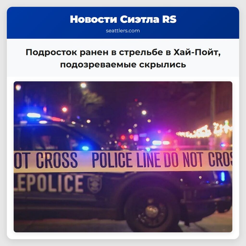 Подросток ранен в стрельбе в Хай-Пойт,