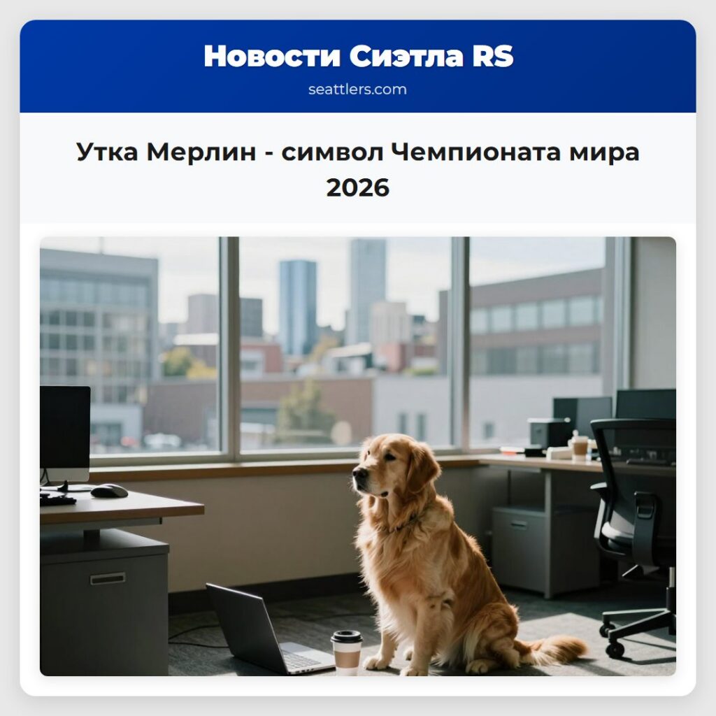 Утка Мерлин - символ Чемпионата мира 2026