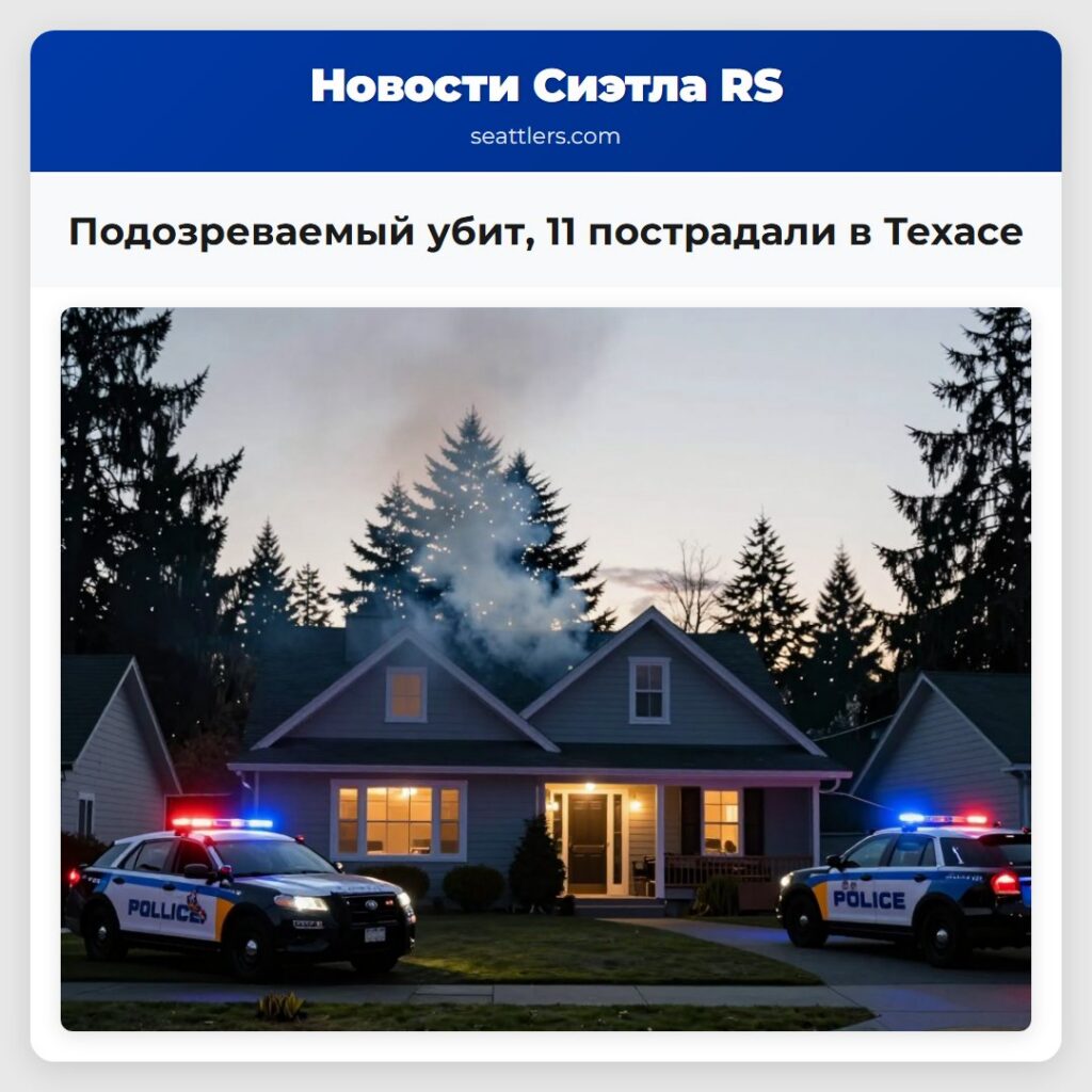 Подозреваемый убит, 11 пострадали в Техасе