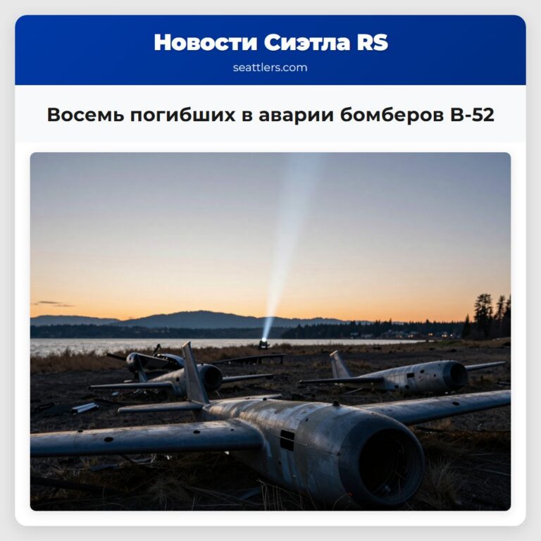 Восемь погибших в аварии бомберов B-52