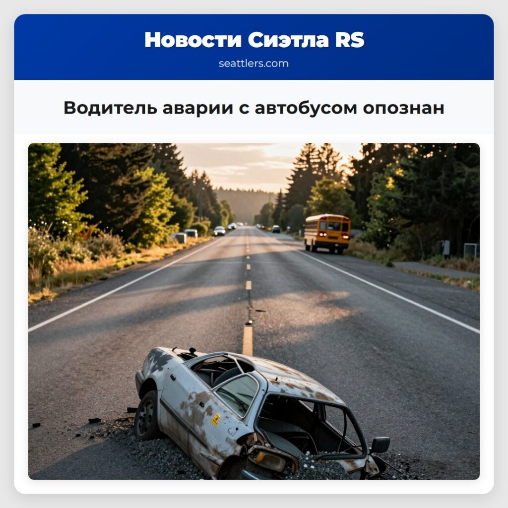 Водитель аварии с автобусом опознан